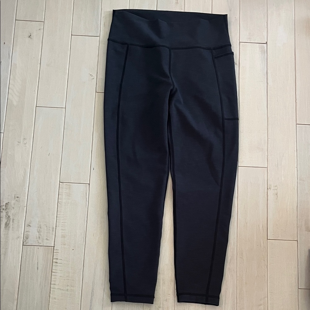 Sweaty Betty Black High-Waist Leggings with Side Pocket L